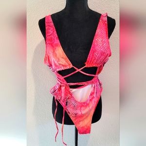 Hailey Strappy Waist Cut Out Swimsuit